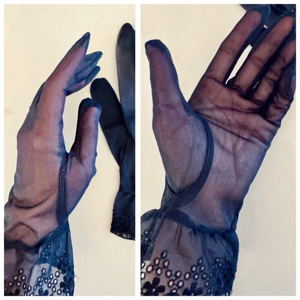 Vintage sheer black